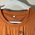 Women’s large Orange Pumpkin Graphic leopard T Photo 1