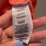 Life is Good Women's Salmon Campfire Orange Long Sleeve V-Neck T Shirt Sz Small Photo 5