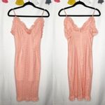 C/MEO COLLECTIVE NWT Revolve Runaways Eyelet Midi Dress in Sherbet Size XS Photo 2