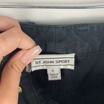 St. John Black Straight Leg Gold Hardware Casual Minimal Denim Pants Jeans 6 Photo 5