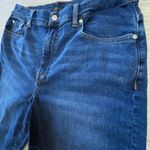 7 For All Mankind The Modern Straight Jeans Women 31x25 Raw Hem Cropped (cut) Photo 1