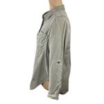 Knox Rose  Button Front Shirt Army Green Size XS Extra Small Lyocell Photo 1