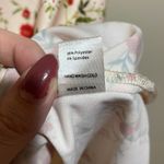 NEW Rumored Loverboy Mini Dress Satin Cream Red Rose Vine Floral Size Small Photo 6