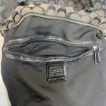 Coach  Black Signature Purse Gray Snakeskin Python Stripe Tote Photo 6