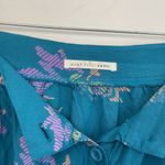 Many Belles Down| Teal Button Skirt sz S Blue Photo 4