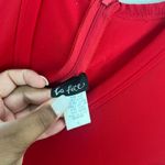 Y2K RED‎ LA FETE BELTED FLARE LEG JUMPSUIT Red Size L Photo 5