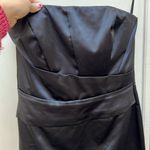 White House | Black Market COPY -  Elegant Black Strapless Cocktail Dress Size 12 Photo 1