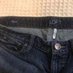 Loft Ann Taylor denim front and back pockets roll shorts Photo 2