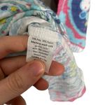 Atelier 5 Godze Yilmaz Art to Wear Pink Blue Fringe Top Medium Photo 1