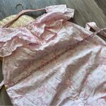 Lisa Marie Fernandez X target pink floral off shoulder dress‎ Size L Photo 5