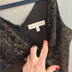 Dress the Population  Gold and Black Floral Lace Formal Dress Photo 3