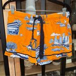 Katie Kime houston toile print pajamas shorts texas lounge pjs bottoms astros Blue Size XS Photo 0