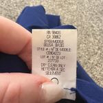 Theory dark royal blue slim straight leg dress pants size 6 Photo 7