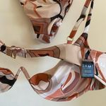 Same V Underwire In Desert Geo And Bikini Bottom Set SZ XL Brown Photo 10