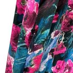 Haute Hippie  Floral Print Silk Henley Shirt Dress‎ S Photo 12