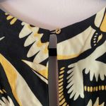 Farm Rio Anthropologie Black White Toucan Short Sleeve Jumpsuit One Piece XS Photo 9