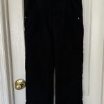 Adidas Woman’s Wide-Leg Pants Climawarm Black/Fleece Lounge Warm Up Casual, Sz 4 Photo 1