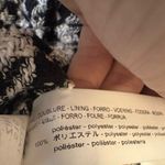 ZARA  Black White Houndstooth Coat Blazer Dress XS Tailored Mini Jacket Dress Photo 8