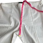 The Row  Womens Size L Pleated Front High‎ Rise Straight Leg Pant Ivory White Photo 10