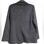 Stoosh 🖤  Women’s Black Faux Suede Blazer Size Medium – Classic Tailored Fit Photo 6