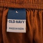 Old Navy Tiered Button Front A-Line Brown Midi Skirt in Size Large Photo 11