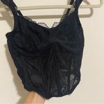 Gilly Hicks  Black Lace Corset Top size Small Photo 1