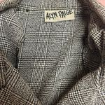 Alyn Paige Vintage 90s Black & White Plaid Double Breasted Jacket and Midi Skirt Photo 5