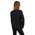 ZARA  Single Breasted Black Classic Fit Career Blazer Jacket Shoulder Pads Size 8 Photo 10