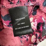 Torrid Pink Dark Florals Boho Blouse Womens L Fall Peasant Flowy Long Sleeve Top Photo 4
