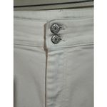Talbots Flawless High Waist Wide Crop White Jeans Size 12 Photo 2