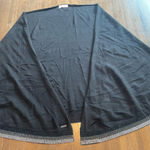 Calvin Klein  Black Cape/Shawl with Rhinestones Photo 0