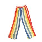 Reformation Ascher Pants Rainbow Starburst Striped Crepe Pants in Small Photo 3