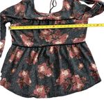 Knox Rose Women’s Peasant Top Tunic L Floral Boho Cottagecore Feminine Prairie Photo 7