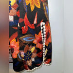 BLEEKER & MCDOUGAL women’s Multicolor Floral long sleeve dress blouse stretch XL Brown Photo 4