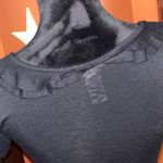 Candie's  Y2K black ruffle scrunch top Photo 3