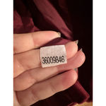 Chico's Red Velvet Long Sleeve Lined Button Down Jacket Womens Medium (1) Photo 7