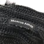 3/$30 Marcus Adler | Black Fur Lined Infinity Scarf Photo 2