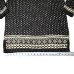 Ralph Lauren Country Black Cream Sweater Women Large Hand Knit Wool Silk Vintage Photo 13