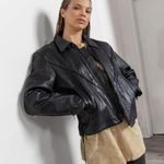 Interstate Leather Black Classic Biker Moto Insulated Jacket coat womens M Size M Photo 10