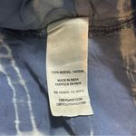 Obey Blue & White Sleeveless Large Arm Hole With Pockets Size Small Mini Dress. Photo 7