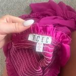 TCEC  Magenta Ruffle Dress Tiered Photo 1