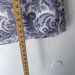 Fair Indigo Skirt Womens 8 Purple Paisley 100% Silk Midi Whimsigoth Boho Photo 1