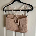 Forever 21 crop top Stylish Tan Women's size large Photo 3