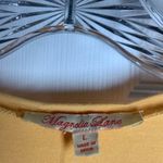 NWT Magnolia Lane Marigold/Yellow Long Sleeve Top size Large Photo 1