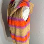 Koolaburra Multicolor Hooded Vest Orange Size M Photo 3