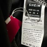 SheIn Cami Top Womens M Cowl Neck Metallic Silver Strappy Back Clubwear Party Photo 5