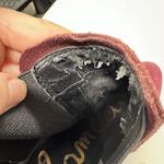 Sam Edelman Chunky Heel Chelsea Boots Suede Red Block Heeled Ankle 5.5 Classic Photo 3