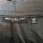 Briggs New York  Gray Striped Dress Pants (12P) Photo 4