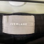 Everlane Wide Leg Cropped Jeans Size 16 Black Culotte Baggy Denim Photo 1