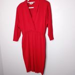 St. John Vintage  wool blend red dress Photo 1